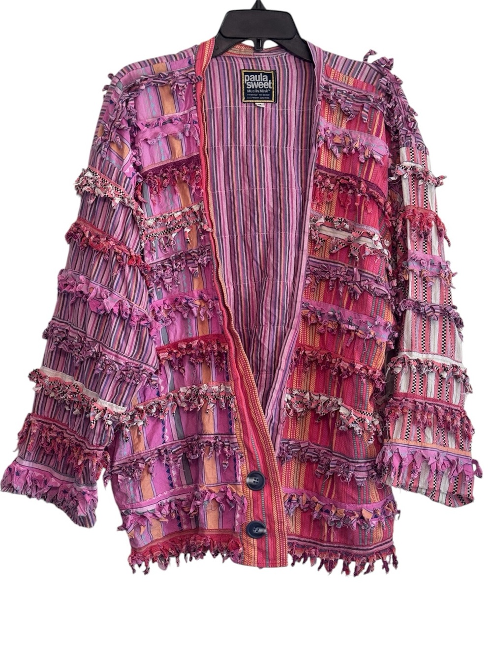 Paula Sweet "Muslin Mink" Vintage Cardigan Jacket